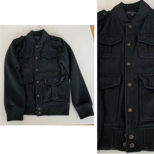 Black men’s fall winter bomber